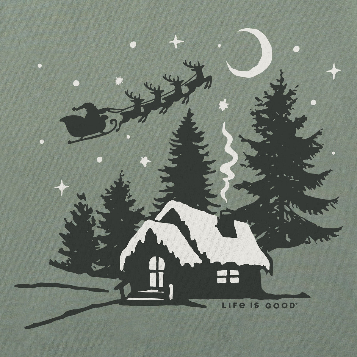 Men's Warm Christmas Even Long Sleeve Crusher Tee product image 2