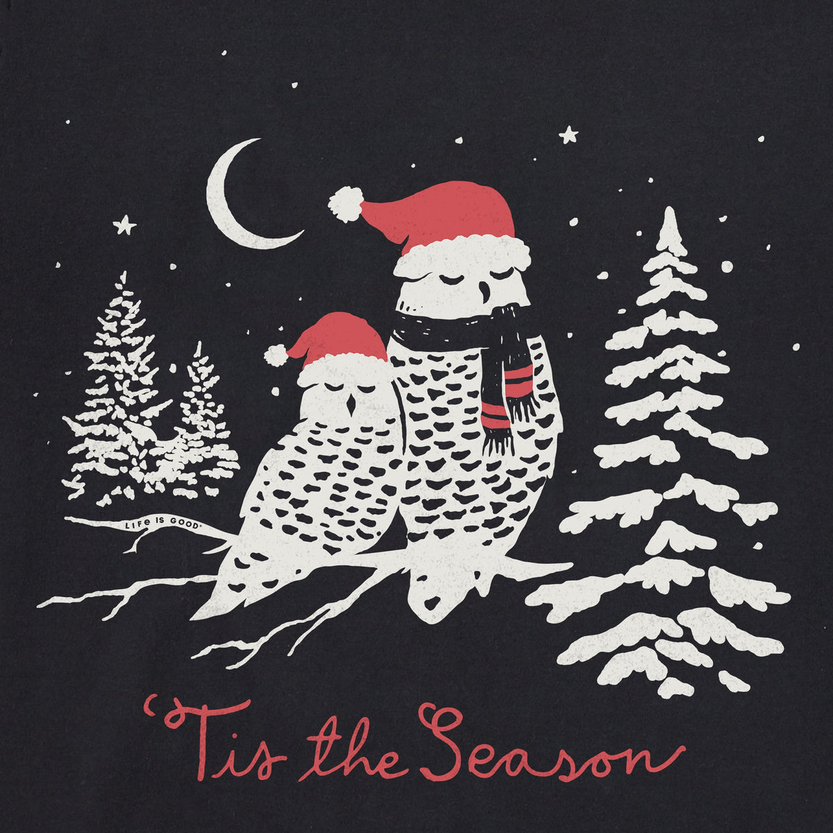 Men's Tis the Season Owls Long Sleeve Crusher Tee product image 2