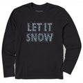 Men's Let it Snow Sparkle Long Sleeve Crusher Tee product image 1