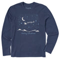 Men's Santa in the Sky Long Sleeve Crusher Tee product image 1