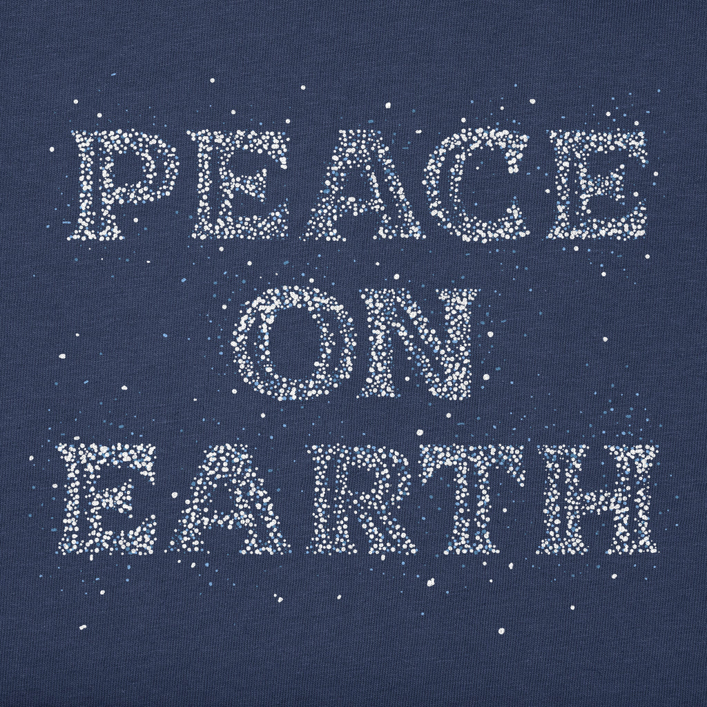 Men's Peace on Earth Sparkle Long Sleeve Crusher Tee product image 2
