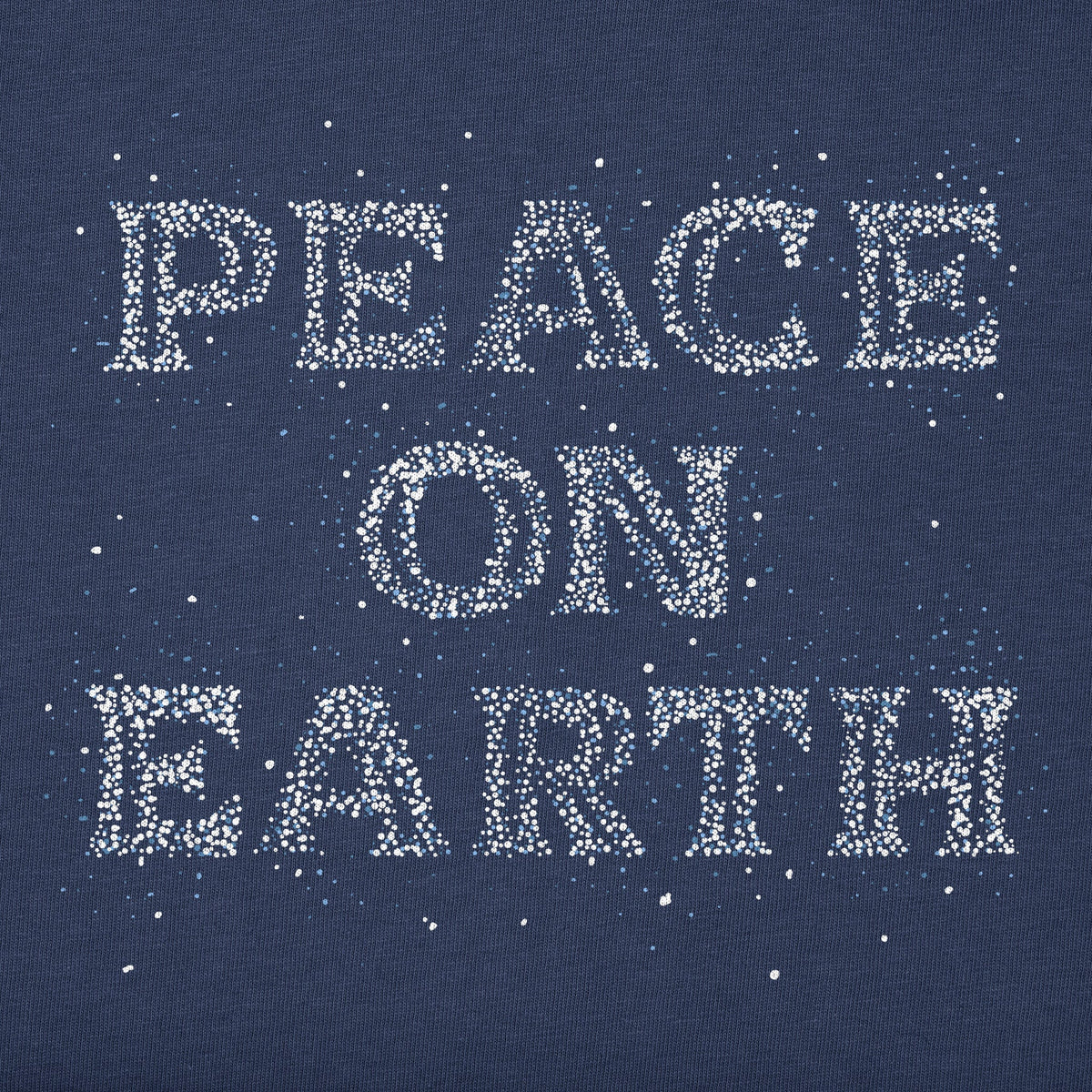Men's Peace on Earth Sparkle Long Sleeve Crusher Tee product image 2