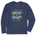 Men's Merry & Bright Lights Long Sleeve Crusher Tee product image 1