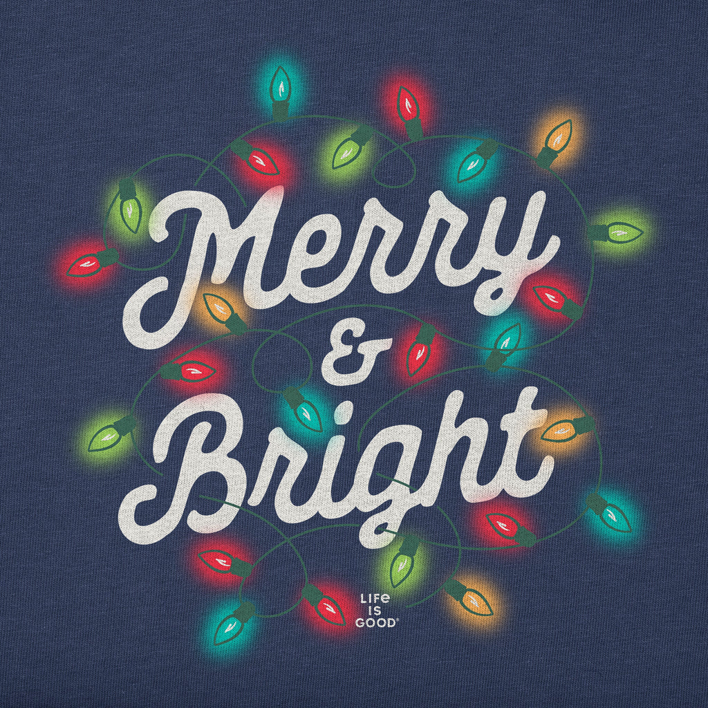 Men's Merry & Bright Lights Long Sleeve Crusher Tee product image 2