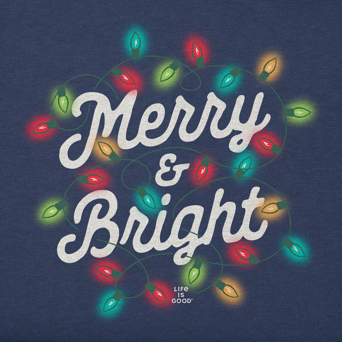 Men's Merry & Bright Lights Long Sleeve Crusher Tee product image 2