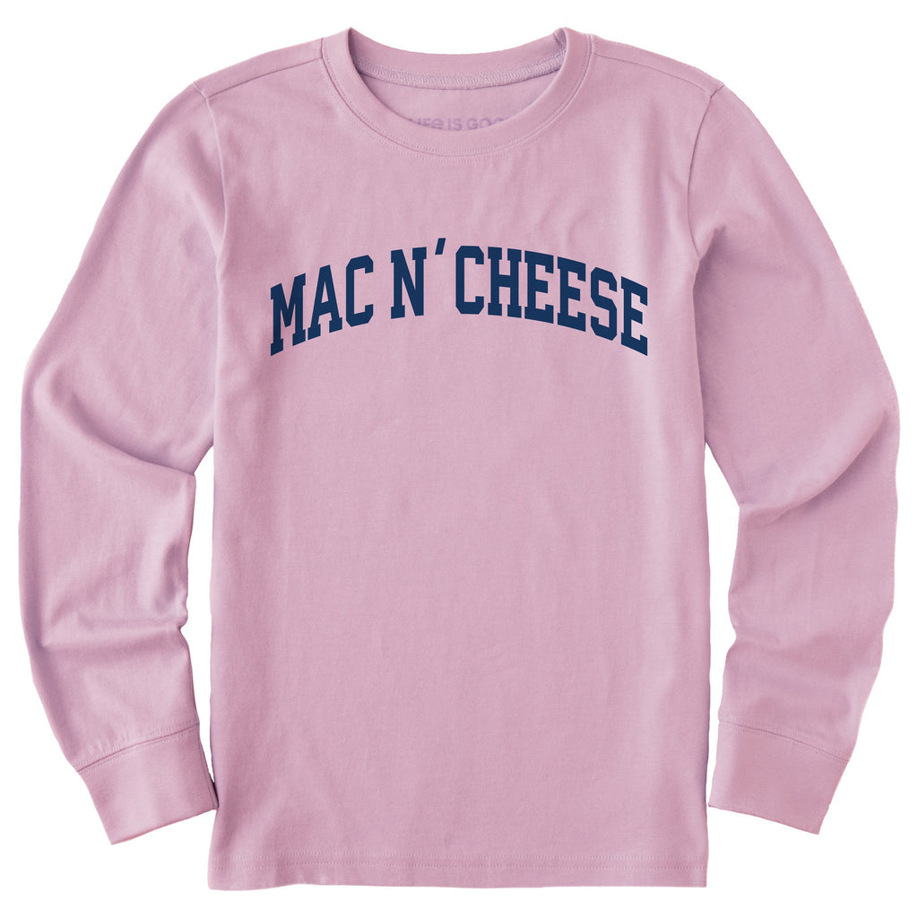 Kids Mac N' Cheese Arch Long Sleeve Crusher Tee product image 1