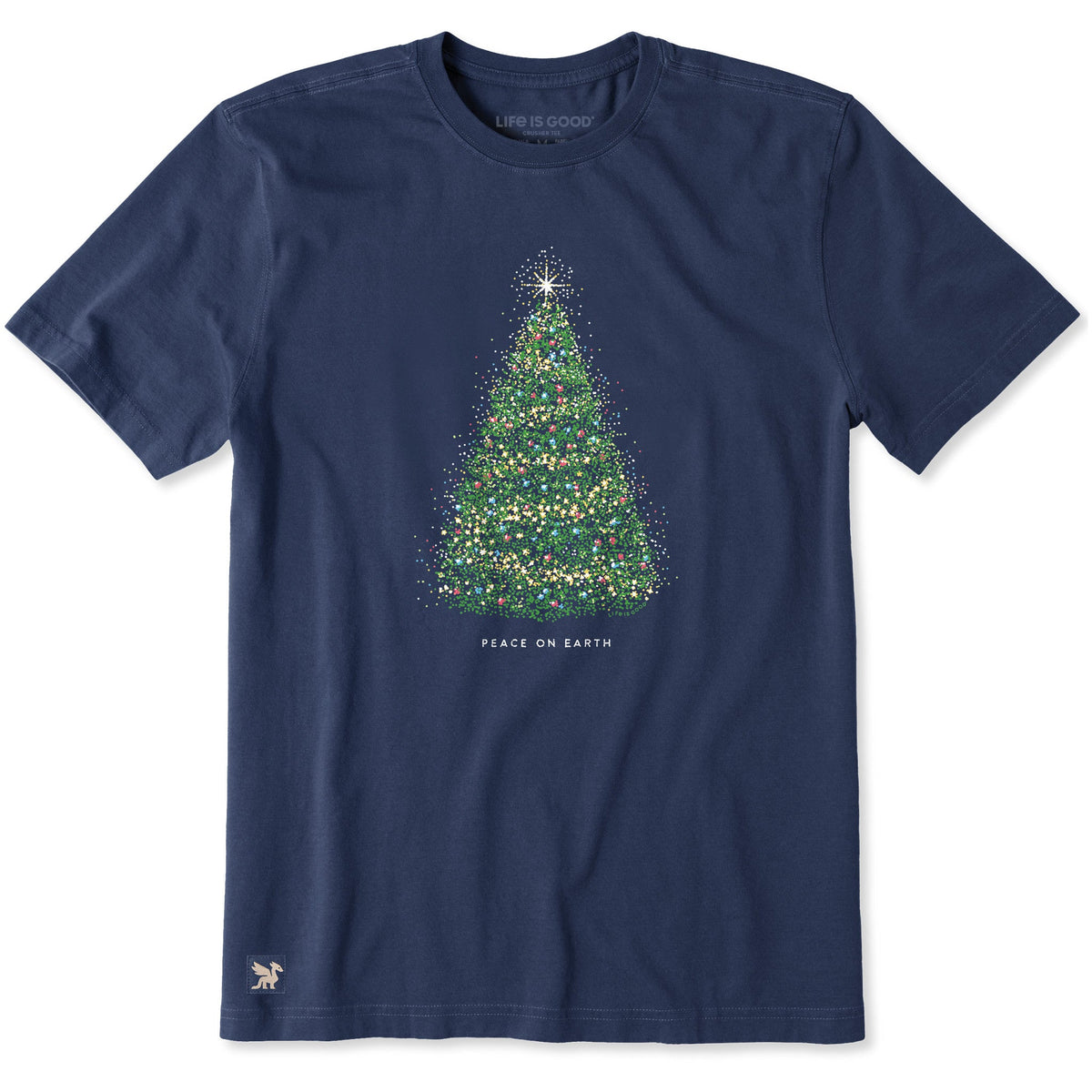Men's Peace on Earth Tree Short Sleeve Crusher Tee product image 1