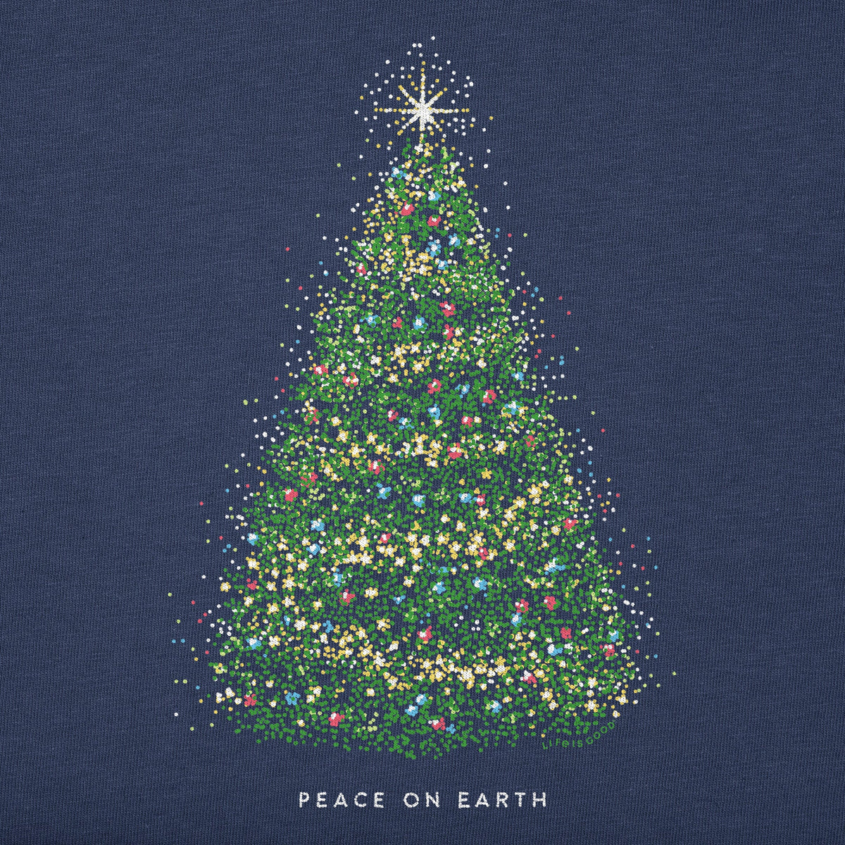 Men's Peace on Earth Tree Short Sleeve Crusher Tee product image 2