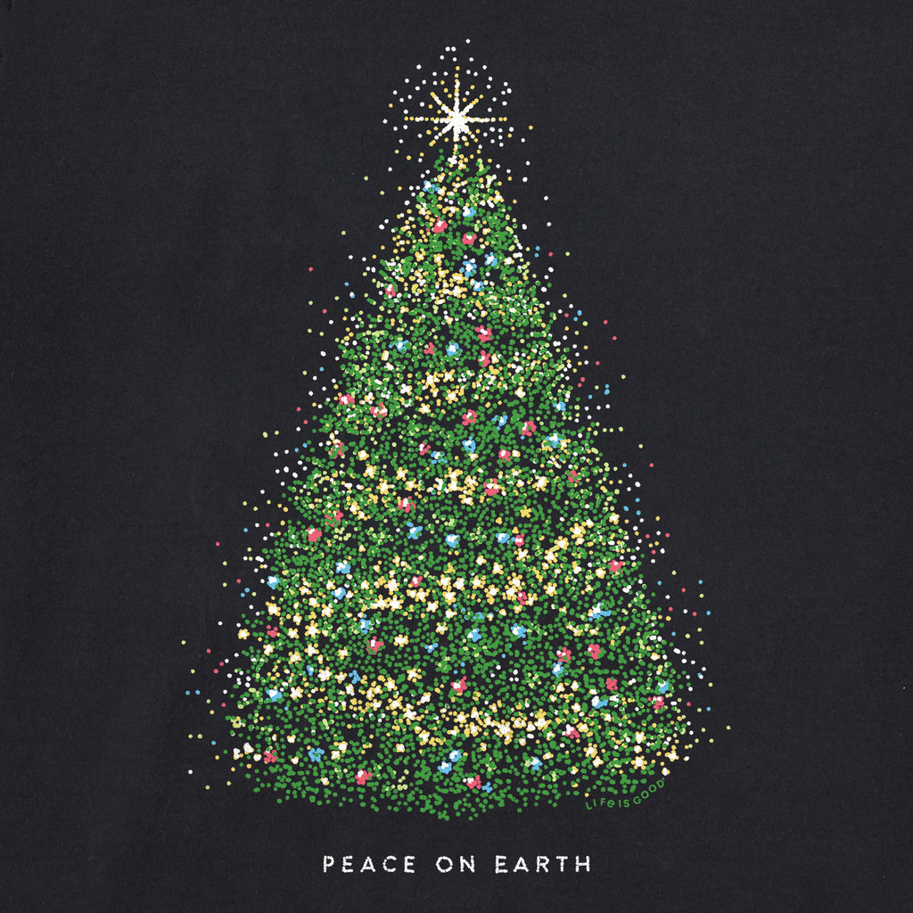 Men's Peace on Earth Tree Long Sleeve Crusher Tee product image 2