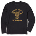 Men's Today's Soup is Bourbon Long Sleeve Crusher Tee product image 1