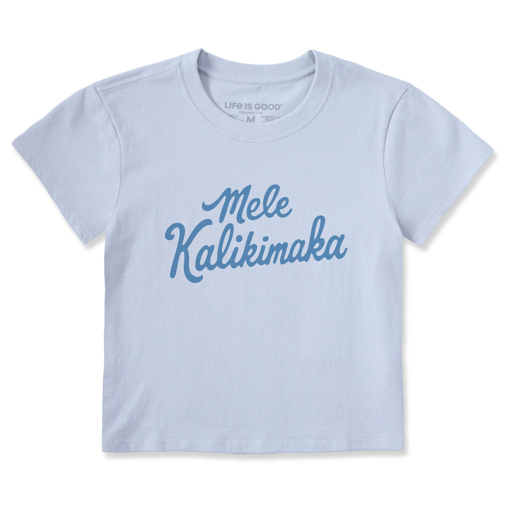 Women's Mele Kalikimaka Script Crusher-LITE Shrunken Tee product image 1