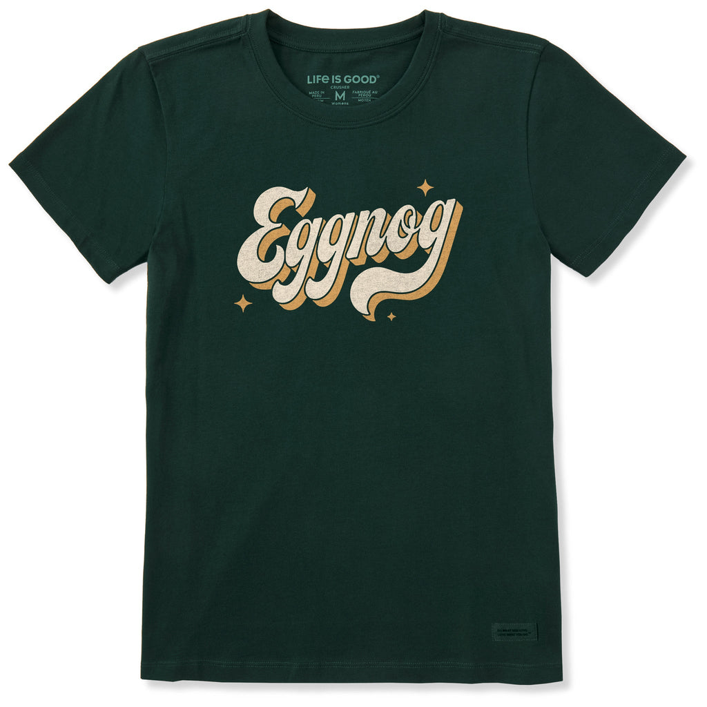 Women's Eggnog Script Short Sleeve Crusher Tee product image 1
