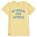 Women's Not Working From Anywhere Arch Short Sleeve Crusher product image 1