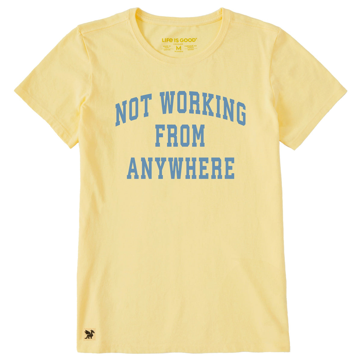 Women's Not Working From Anywhere Arch Short Sleeve Crusher product image 1
