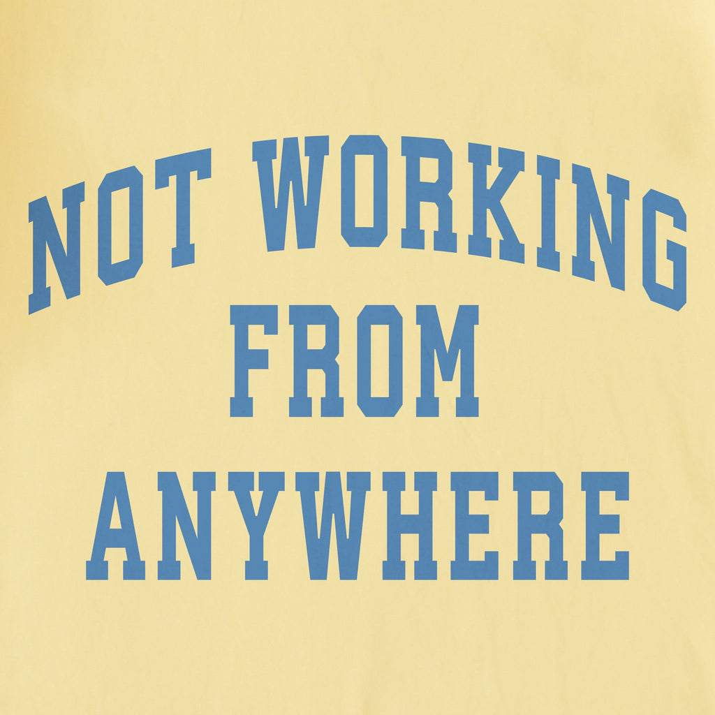 Women's Not Working From Anywhere Arch Short Sleeve Crusher product image 2