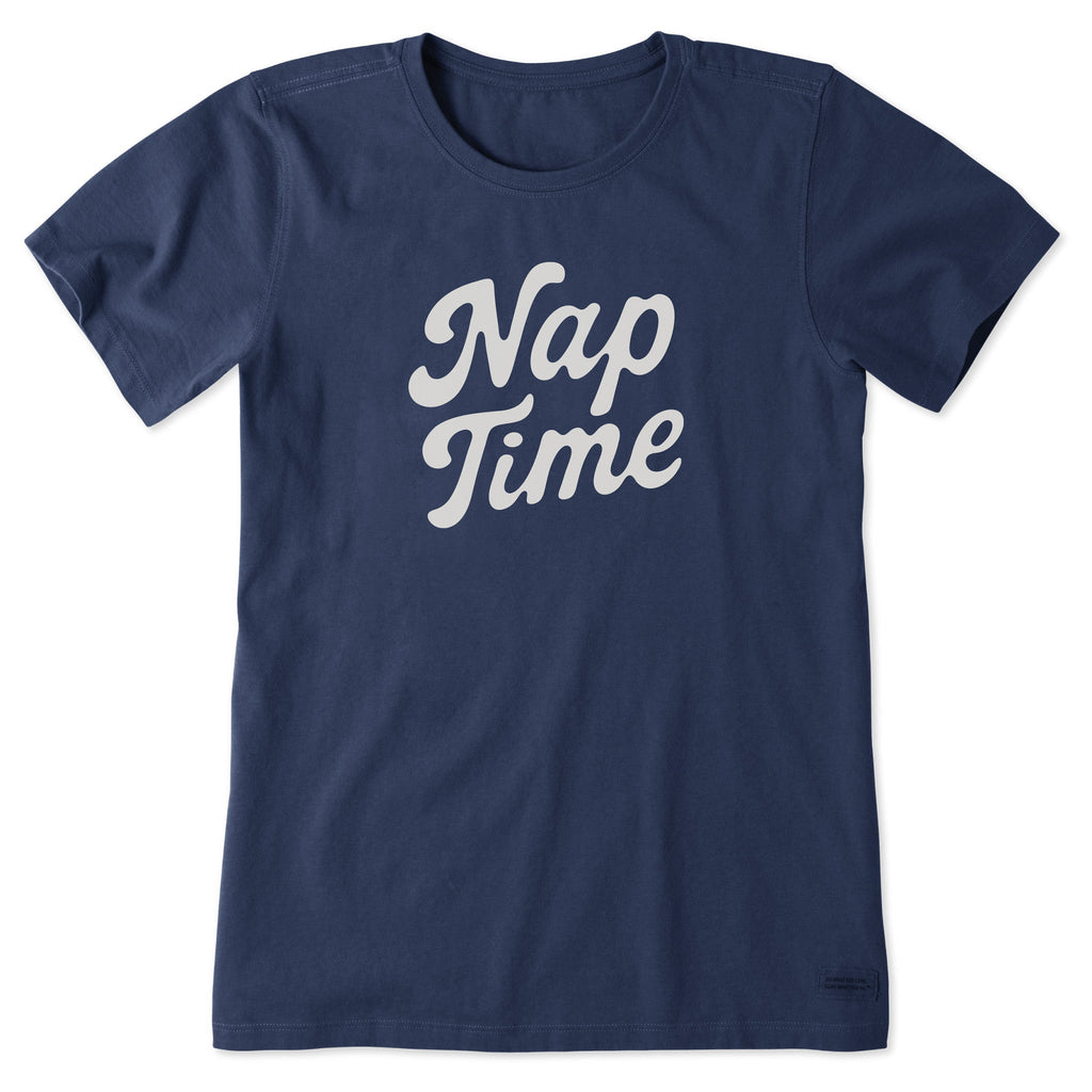 Women's Nap Time Script Short Sleeve Crusher Tee product image 1