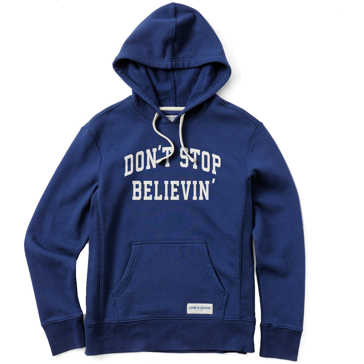 Women's Don't Stop Believin' Arch Simply True Fleece Hoodie product image 1