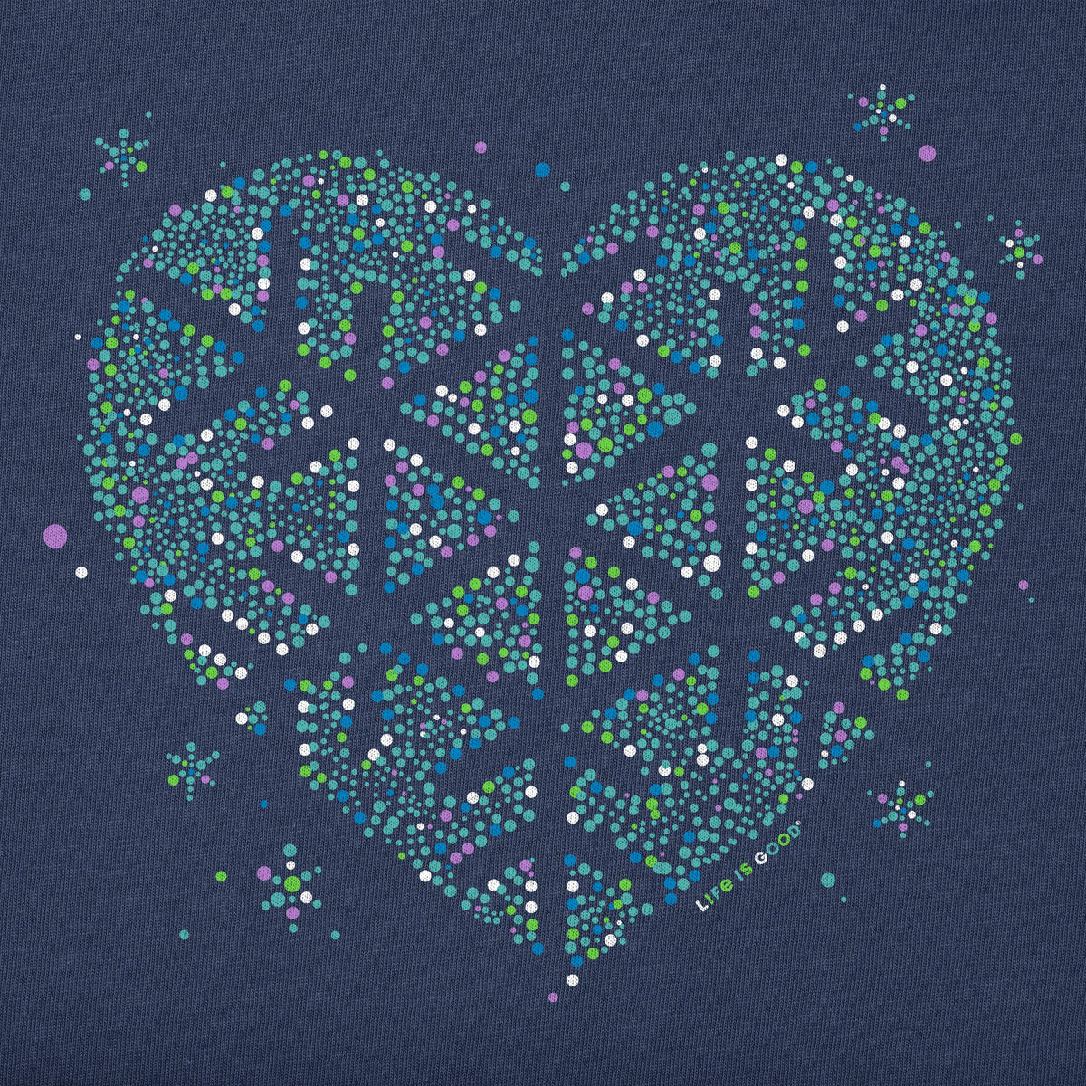 Women's Heart Snowflake Simply True Fleece Hoodie product image 2