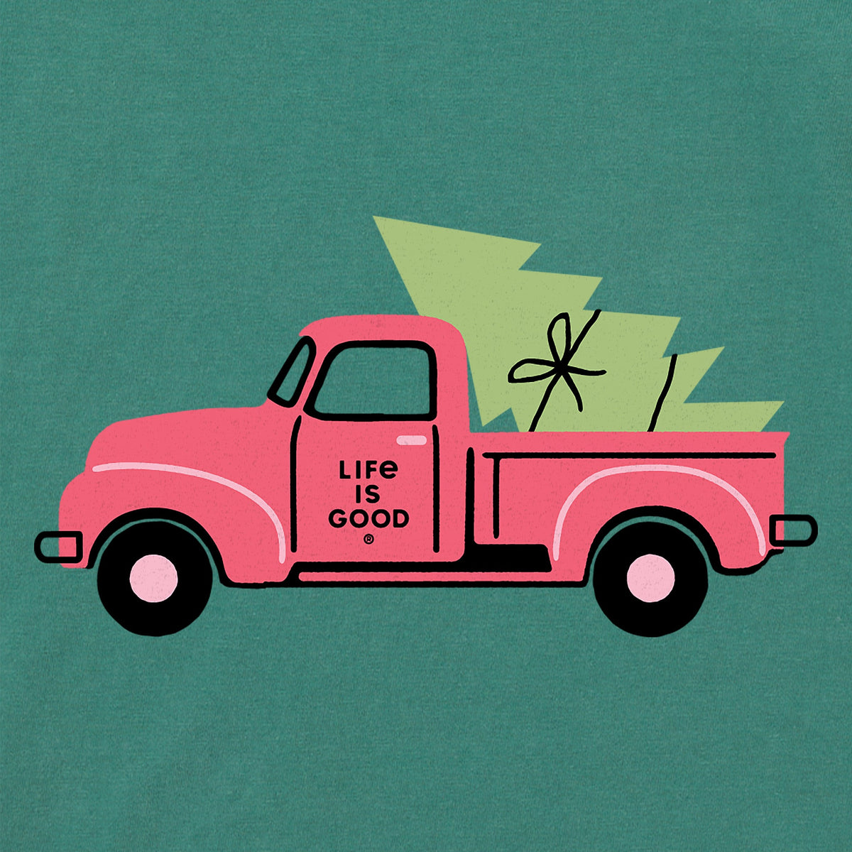 Women's Little Tree in Truck Long Sleeve Crusher Boxy Tee product image 2