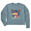 Women's Merry Christmoose Lights Long Sleeve Crusher Boxy product image 1