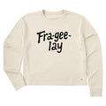 Women's Fra-gee-lay Script Long Sleeve Crusher Boxy Tee product image 1