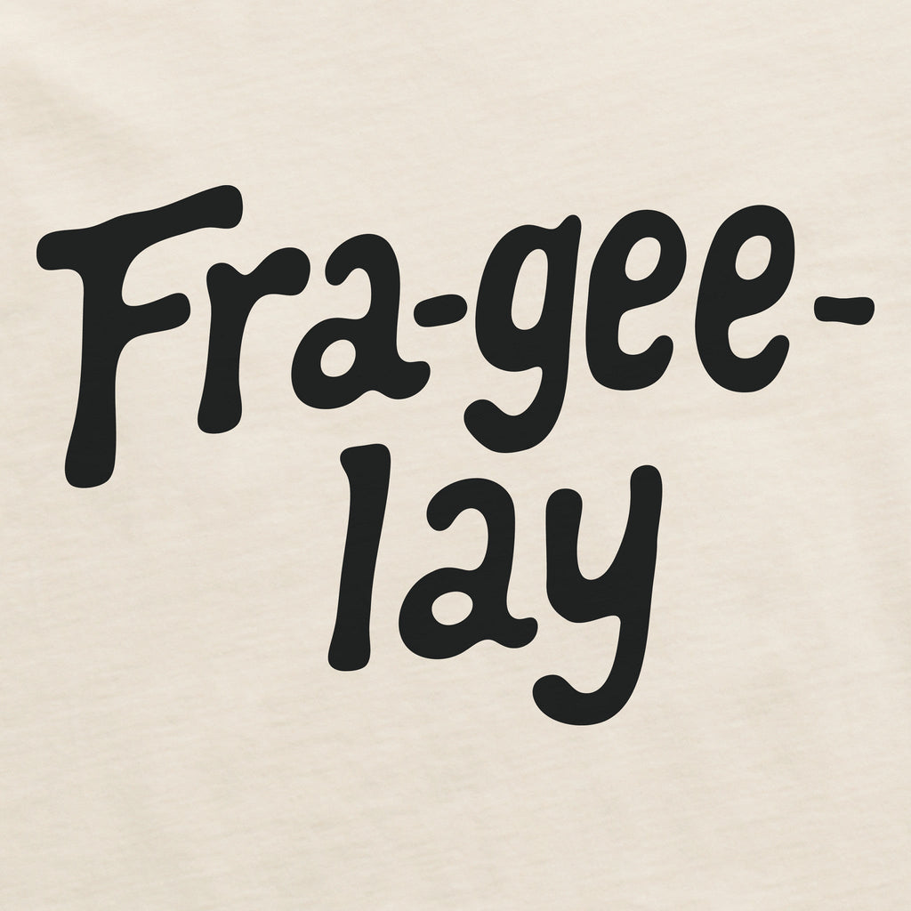 Women's Fra-gee-lay Script Long Sleeve Crusher Boxy Tee product image 2