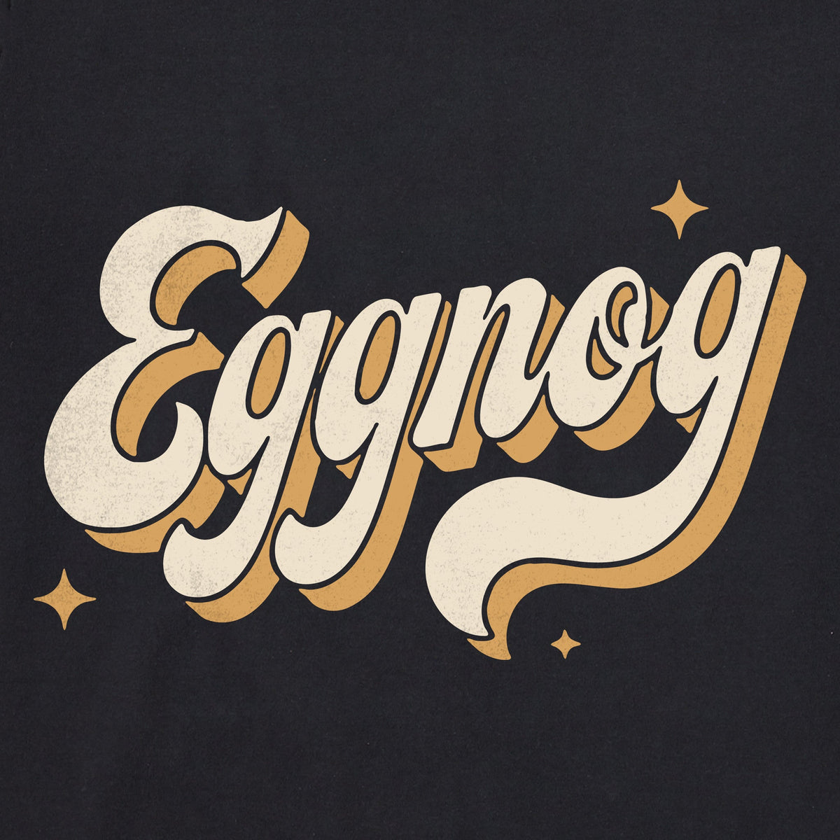 Women's Eggnog Script Long Sleeve Crusher Boxy Tee product image 2