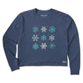 Women's Nine Snowflakes Long Sleeve Crusher Boxy Tee product image 1