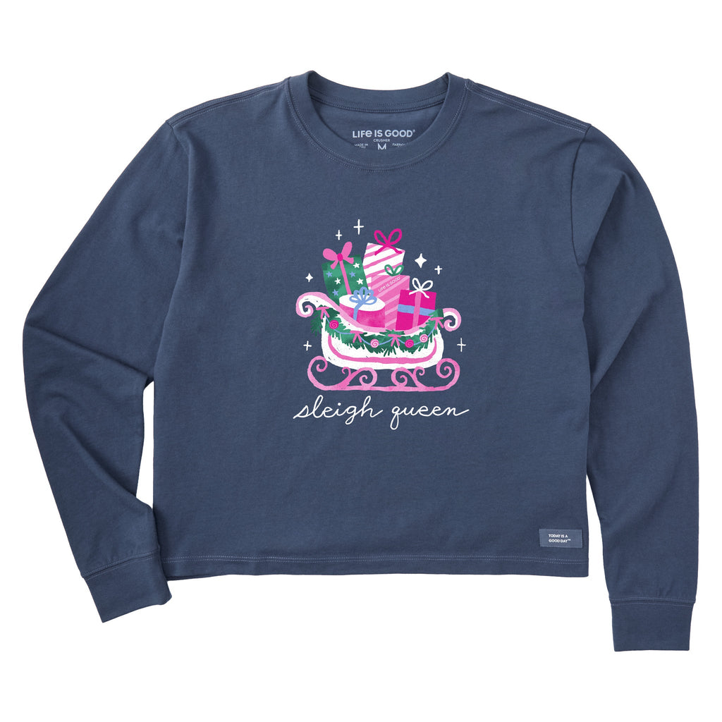 Women's Sleigh Queen Long Sleeve Crusher Boxy Tee product image 1