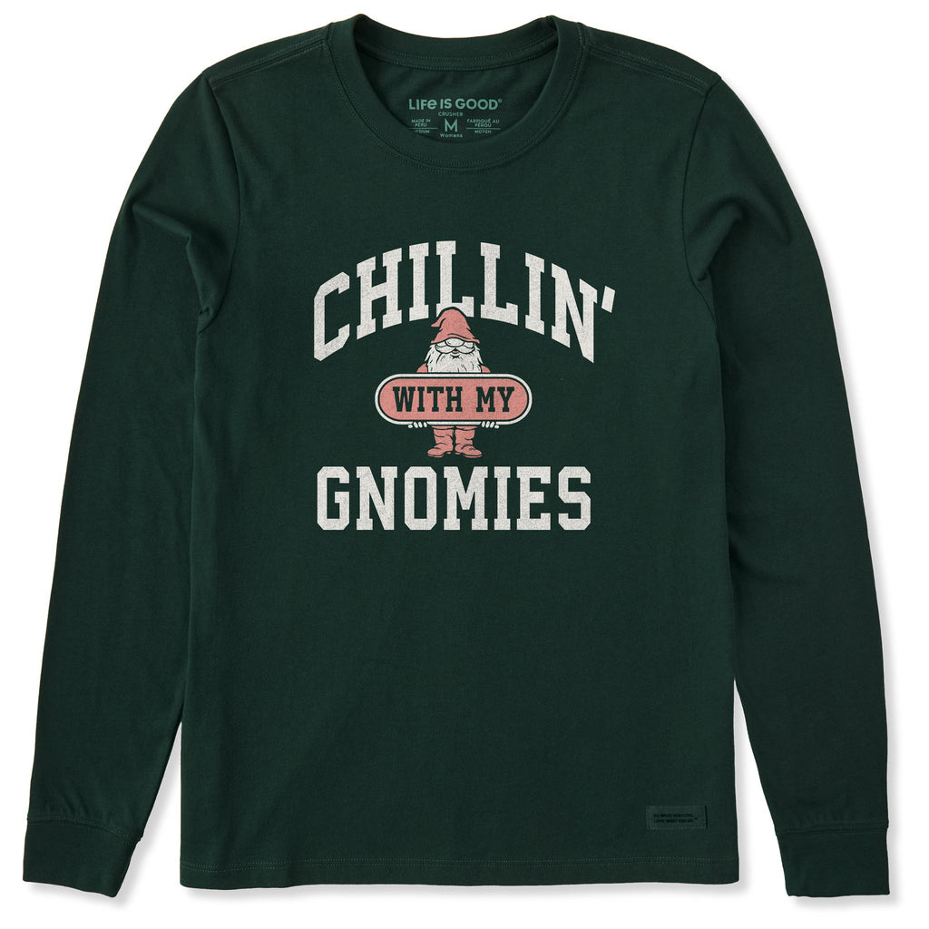 Women's Chillin' with my Gnomies Arch Long Sleeve Crusher product image 1