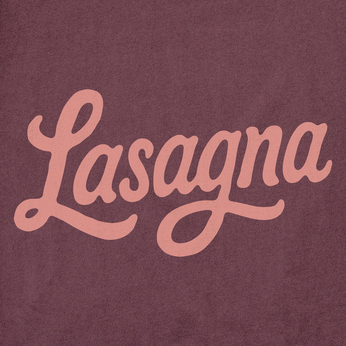 Women's Lasagna Script Long Sleeve Crusher Tee product image 2