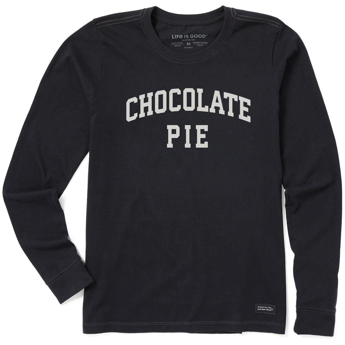 Women's Chocolate Pie Arch Long Sleeve Crusher Tee product image 1