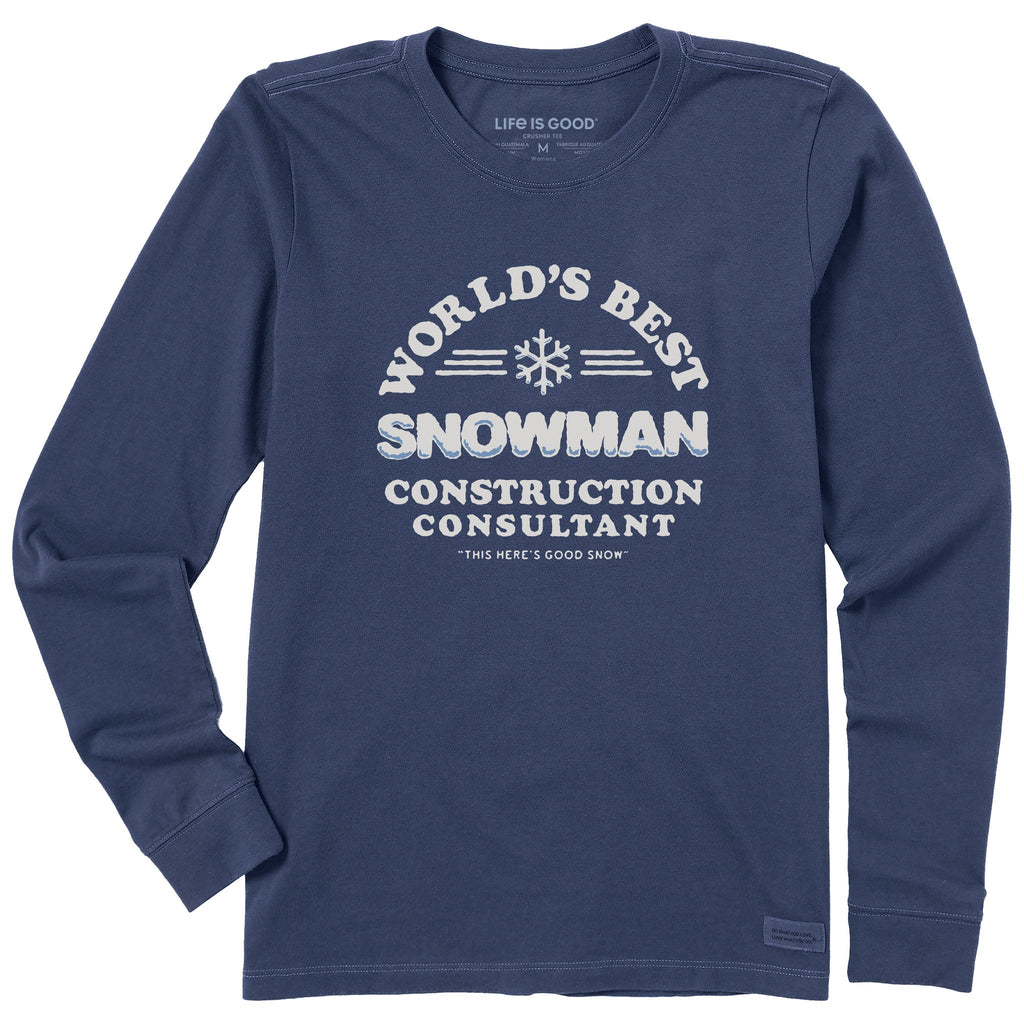 Women's Snowman Consultant Long Sleeve Crusher Tee product image 1