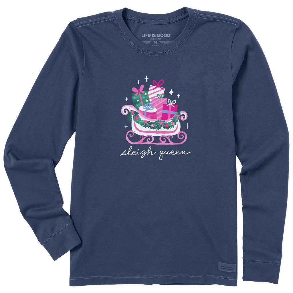 Women's Sleigh Queen Long Sleeve Crusher Tee product image 1