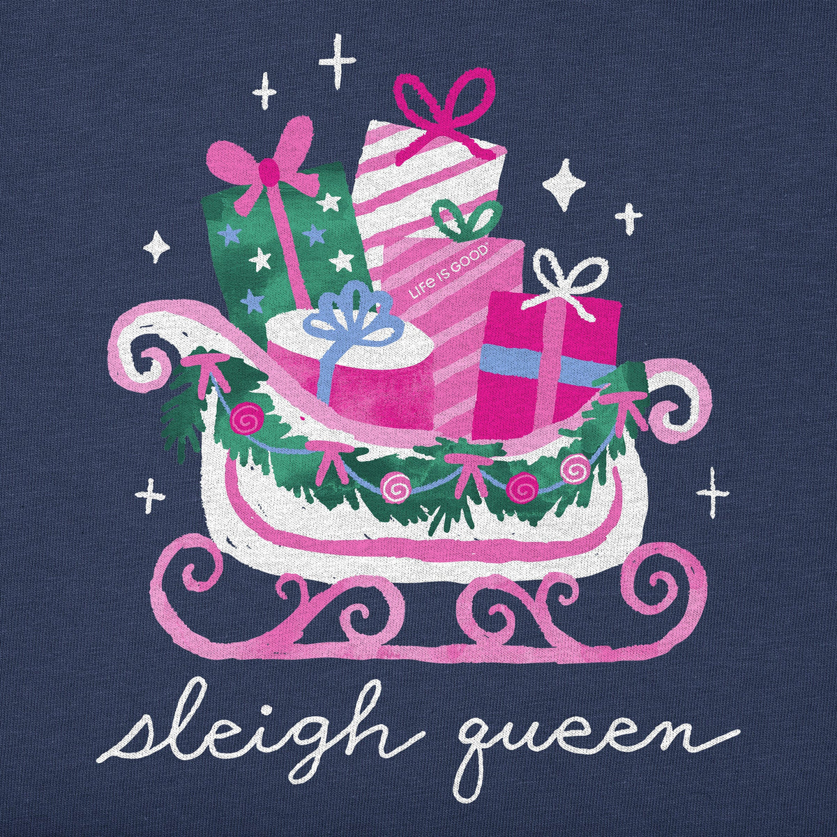 Women's Sleigh Queen Long Sleeve Crusher Tee product image 2