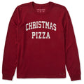 Women's Christmas Pizza Arch Long Sleeve Crusher Tee product image 1