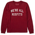 Women's We're All Misfits Arch Long Sleeve Crusher Tee product image 1
