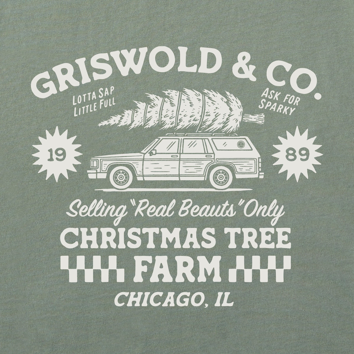 Men's Christmas Tree Farm Long Sleeve Crusher Tee product image 2