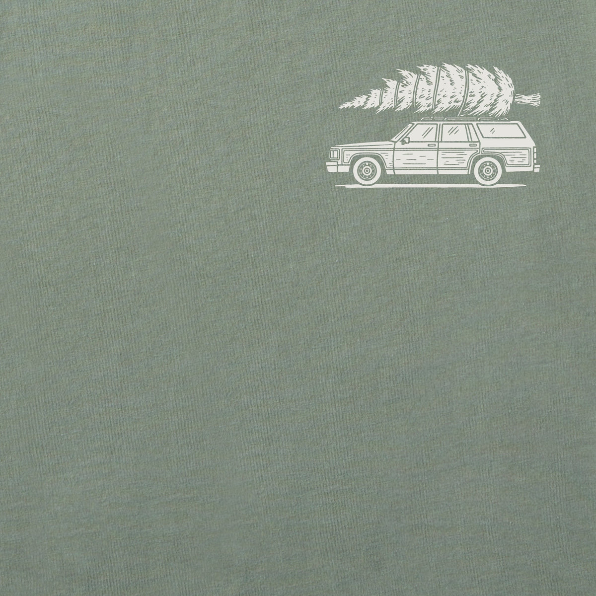 Men's Christmas Tree Farm Long Sleeve Crusher Tee product image 3