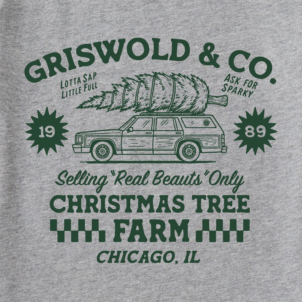 Men's Christmas Tree Farm Long Sleeve Crusher Tee product image 5