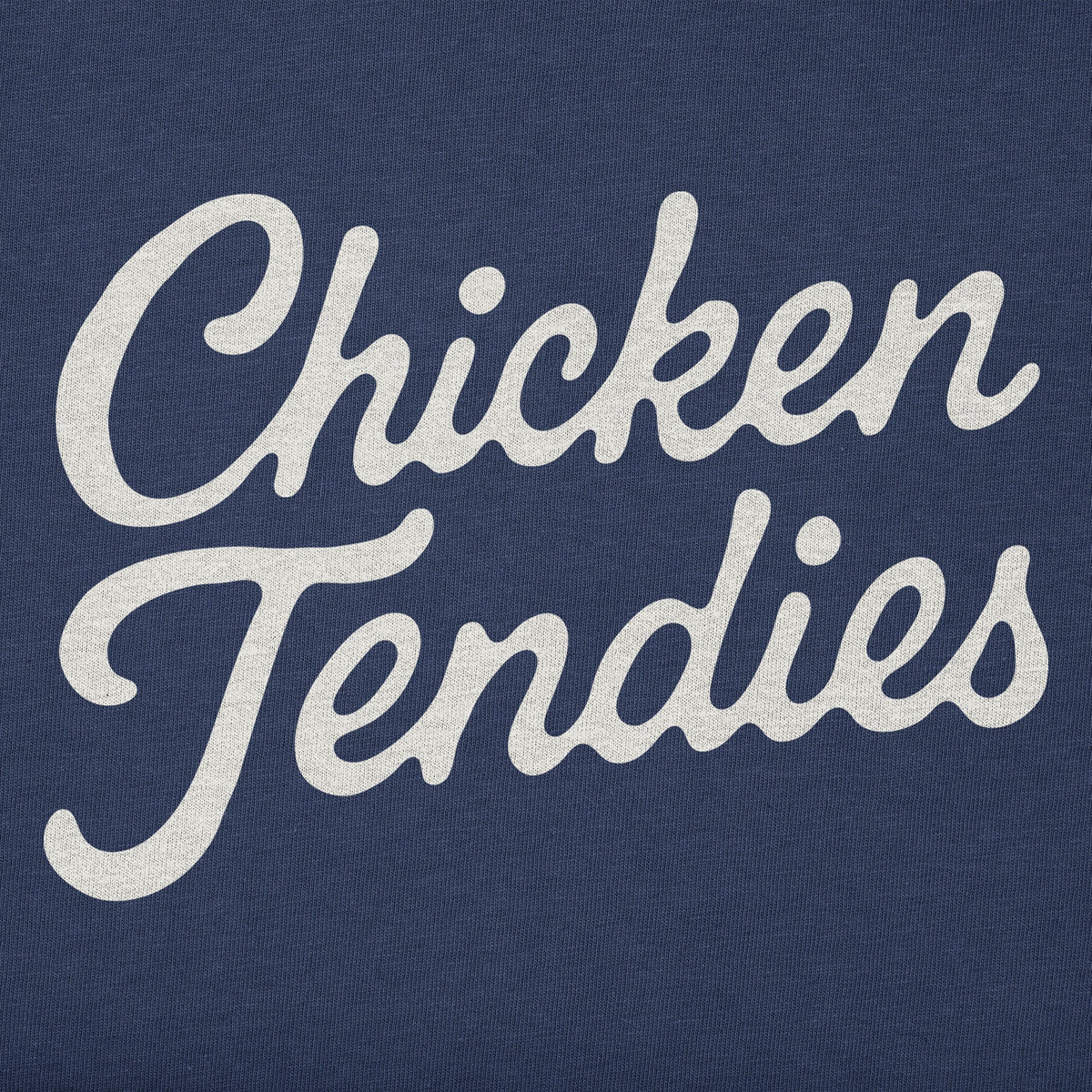 Toddler Chicken Tendies Script Short Sleeve Crusher Tee product image 2