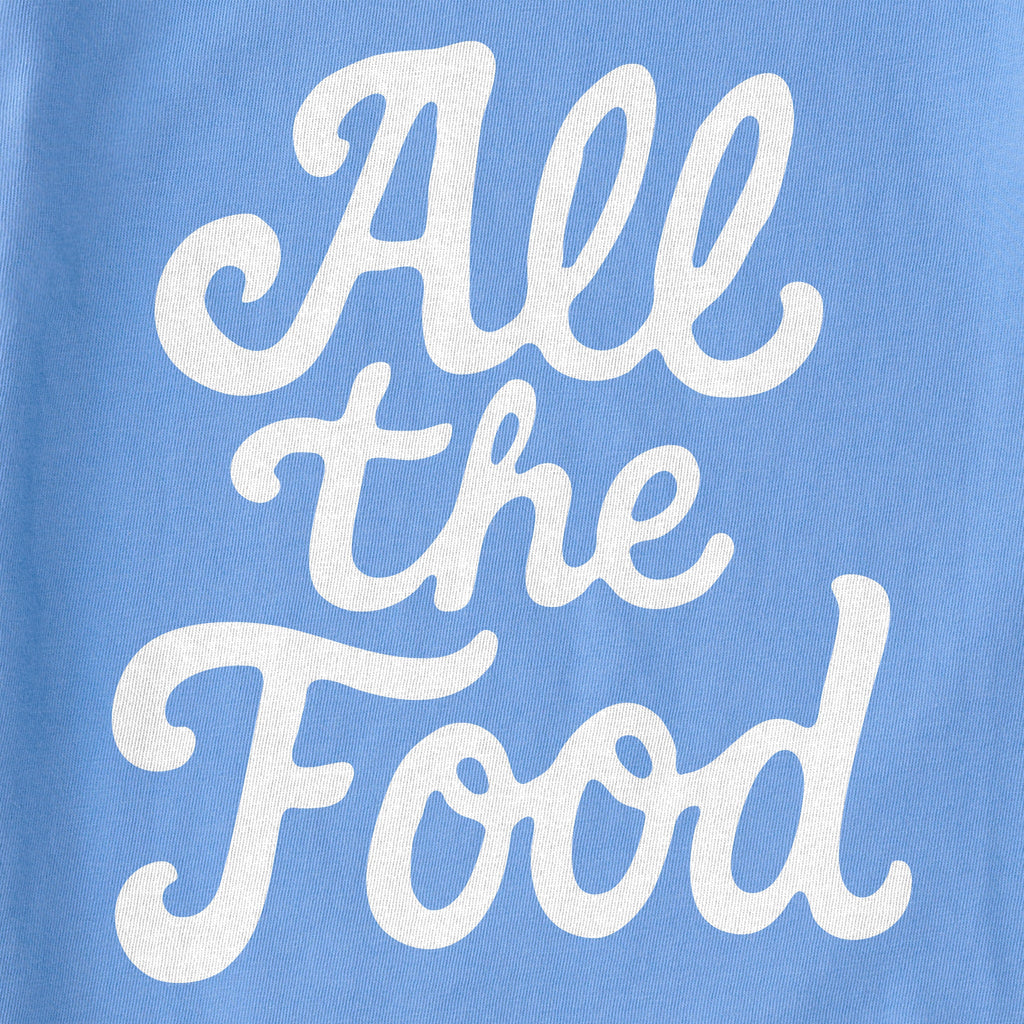 Kids All the Food Script Long Sleeve Crusher Tee product image 2