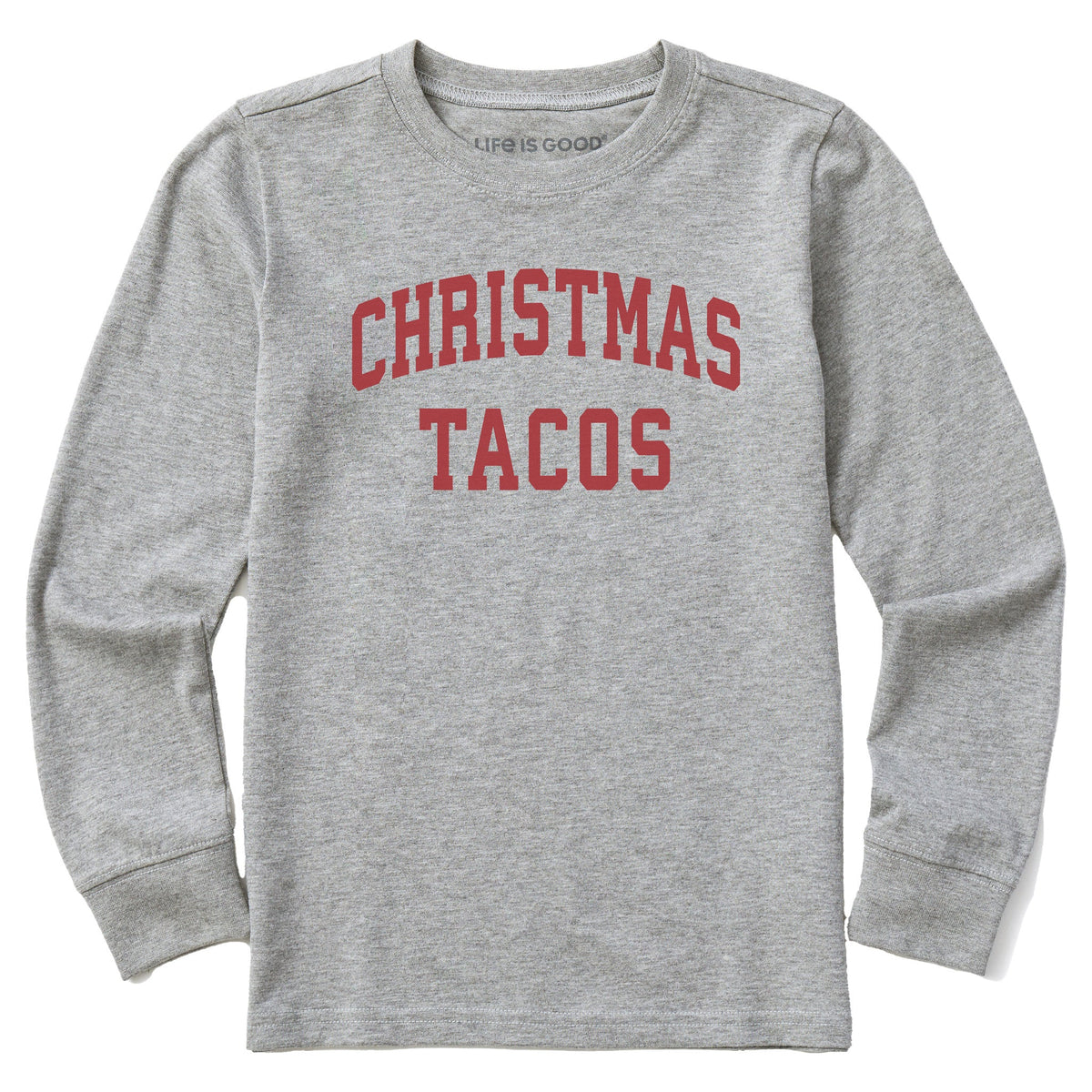 Kids Christmas Tacos Arch Long Sleeve Crusher Tee product image 1
