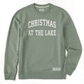 Men's Christmas at the Lake Arch Simply True Fleece Crew