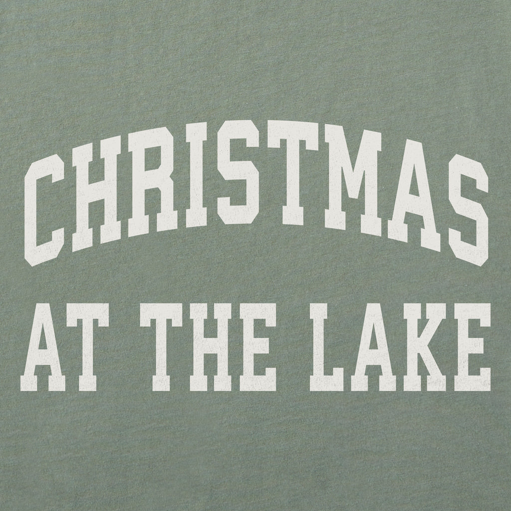 Men's Christmas at the Lake Arch Simply True Fleece Crew