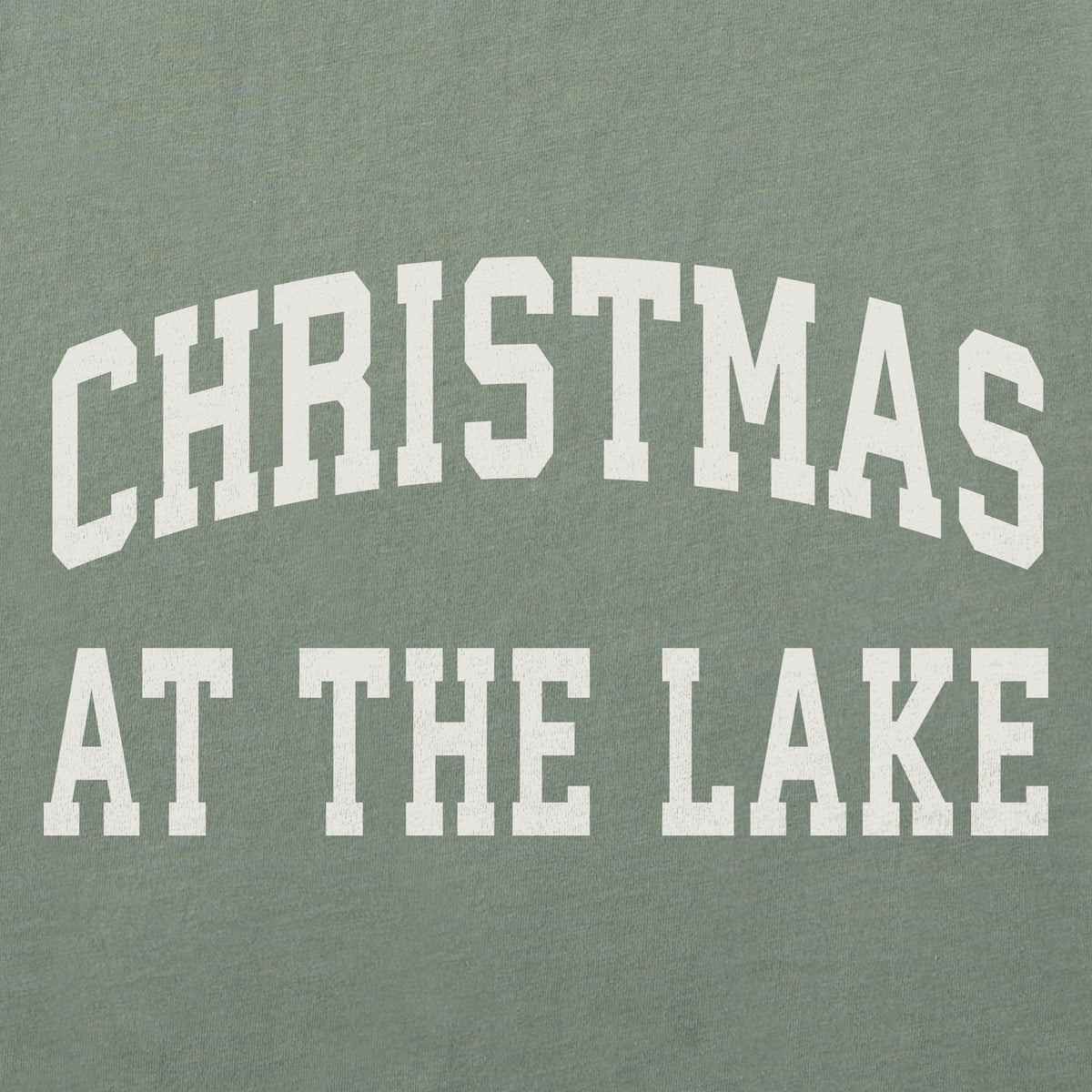 Men's Christmas at the Lake Arch Simply True Fleece Crew
