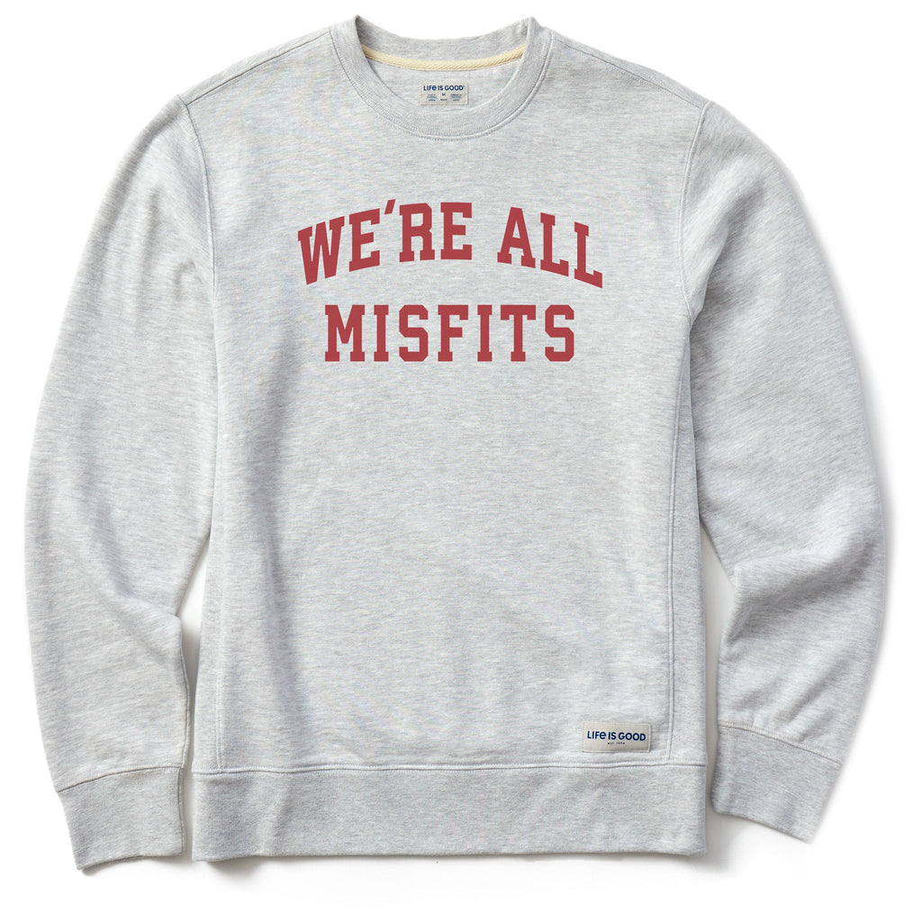Men's We're All Misfits Arch Simply True Fleece Crew