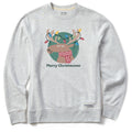 Men's Merry Christmoose Lights Simply True Fleece Crew