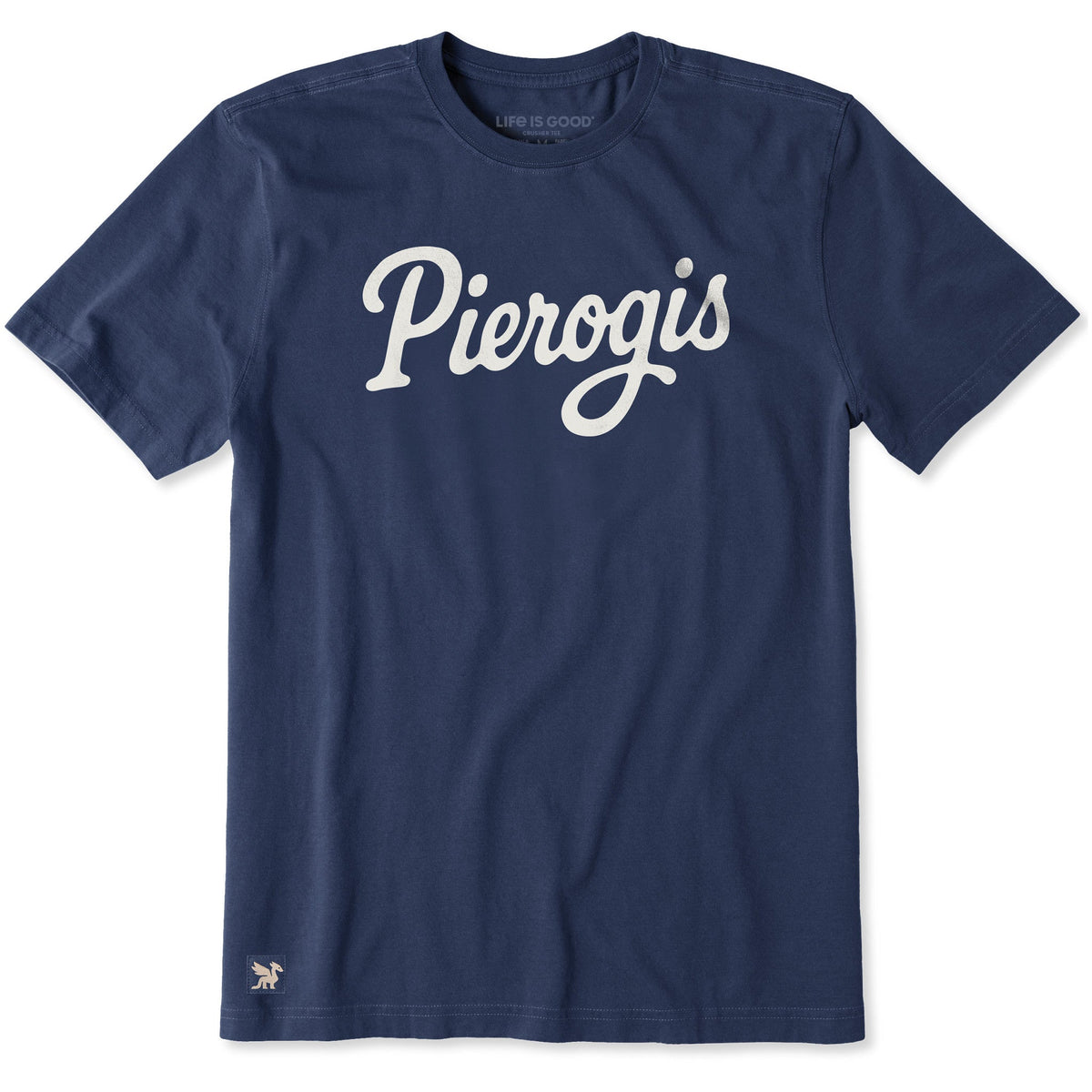 Men's Pierogis Script Short Sleeve Crusher Tee product image 1
