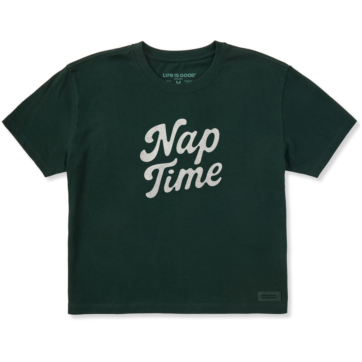 Women's Nap Time Script Short Sleeve Crusher Boxy Tee product image 1